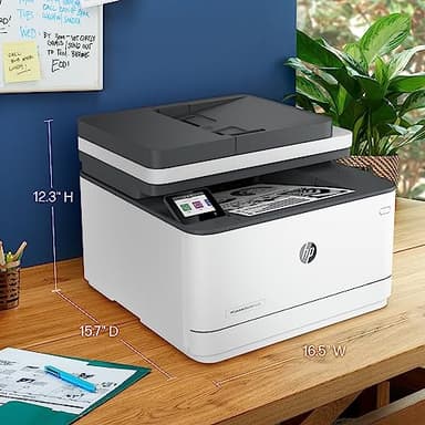 HP LaserJet Pro MFP 3101fdw Wireless Black & White All-in-One Laser Printer, Scanner, Copier, Fax, Best-for-Office (3G628F) - Image 3