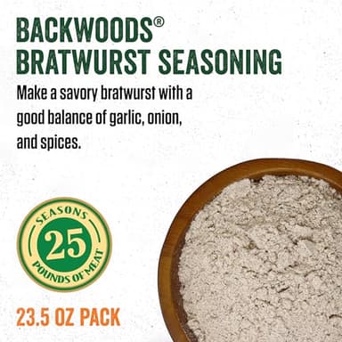 LEM Backwoods Bratwurst Fresh Sausage Seasoning 25 pound - Image 3