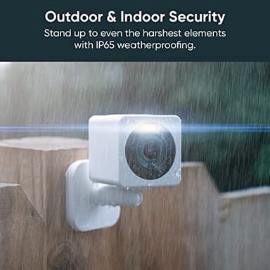 WYZE Cam OG Indoor/Outdoor 1080p Wi-Fi Smart Home Security Camera with Color Night Vision, Motion Detection, 2-Way Audio, Compatible with Alexa & Google, White (2-Pack), Free Expert Setup - Image 4