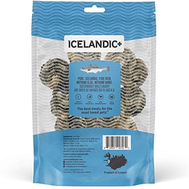 Icelandic+ Skin Rolls: Cod - 3oz Bag, Dog Treats, Pure Wild-Caught Air-Dried Fish, Single Ingredient Snacks, Pe Chews, Just The Fish Nothing Else - Image 3