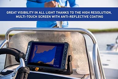 Lowrance Elite FS 9 Fish Finder with Active Imaging 3-in-1 Transducer, Preloaded C-MAP Contour+ Charts - Image 5