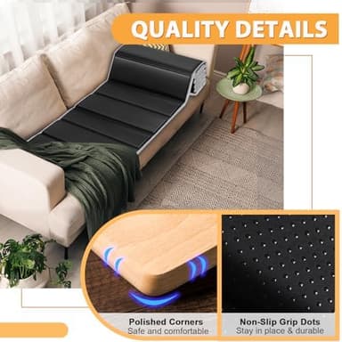 LAVEVE Heavy Duty Couch Cushion Support Board for Sagging Sofa, 21.5''x70'' Extra Thick Solid Wood Under Couch Insert with Anti-Slip Dots, Repair Sagging Spring Sofa and Replace Worn Cushions - Image 5
