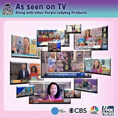 PURPLE LADYBUG DIY Mosaic Photo Frame Craft Kit - Summer Activities for Kids & Teens, Arts & Crafts for Girls 8-12, Birthday Gift for Girls, Fun Craft for Kids Ages 6-12 - Image 9