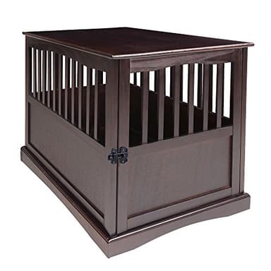 Casual Home Wooden Large Pet Crate, End Table, Espresso, 24 x 36.5 x 29.5 in - Image 1