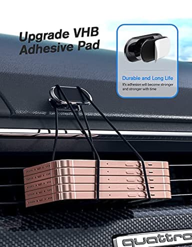 odbowuge Magnetic Phone Holder for Car[2 Pack],Phone Holders for Your car [Upgrade Magnet] -360 Rotation,Car Magnet Phone Mount Compatible with All Cell Phone - Image 3