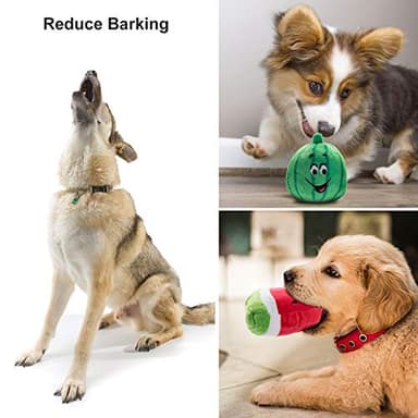 Nocciola Dog Squeaky Toys, Plush Small Dog Toys for Dogs, Stuffed with Squeakers,12 pcs Puppy Toys with a Carrying Bag for Small Medium Size - Image 6