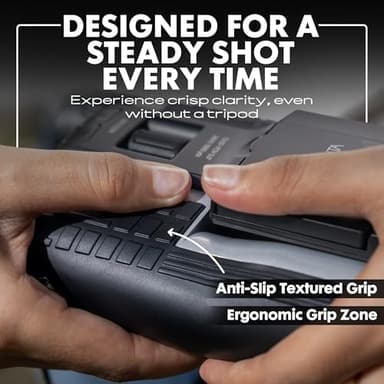 Minolta 12x32 Digital Binoculars - 4K UHD Video Camera, 48MP Photo, 8X Digital Zoom, IPS Anti-Glare Screen, Fog-Resistant Optics, Compact, Ideal for Birdwatching & Travel Hunting - Image 6