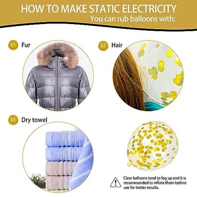 68Pcs Black White Gold Balloons with 12 Inch Black Gold Confetti Balloons for Graduation Birthday Wedding Party Decorations - Image 4