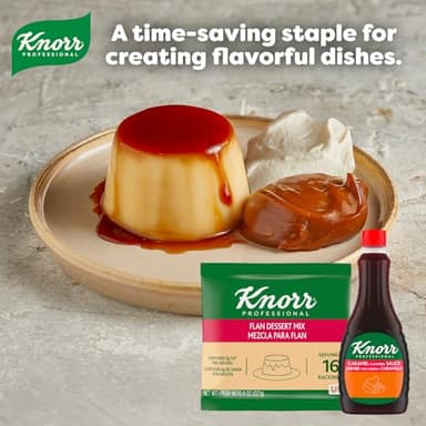 Knorr Professional Creme Caramel Flan Dessert Mix, 0g Trans Fat, 8 oz(Pack of 6) - Image 2