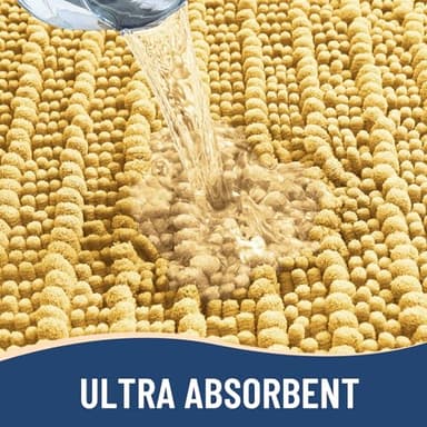 Arotive Luxury Chenille Bathroom Rug Mat, Extra Soft Thick Absorbent Shaggy Bath Rugs, Non-Slip Machine Wash Dry, Plush Bath Mats for Bathroom, Shower and Tub, 54x24, Yellow - Image 4