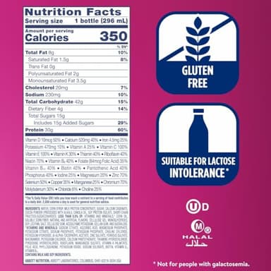 Ensure COMPLETE Milk Chocolate Nutrition Shake, Complete, Balanced Meal Replacement, Ready To Drink, 30g Protein, 25 Vitamins & Minerals, 10 fl oz—24 Pack - Image 5