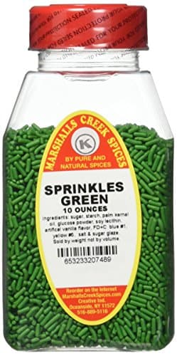 Marshalls Creek Kosher Spices SPRINKLES GREEN 10 oz - Image 1