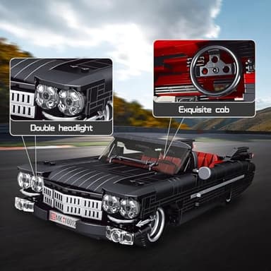 Mould King Sports Car Building Block Kits, MOC Supercar Racing Car Model Building Sets, Gift for Kids Age 8+/Adult Collections Enthusiasts(1245 Pieces, Static Version) - Image 2