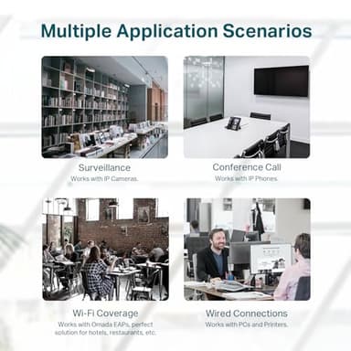 TP-Link TL-SG105MPE | Easy Smart Managed | 4 PoE+ Ports @120W, w/ 1 Uplink Gigabit Port | QoS, Vlan, IGMP & LAG | Fanless | PoE Auto Recovery | 3 Year Protection - Image 6