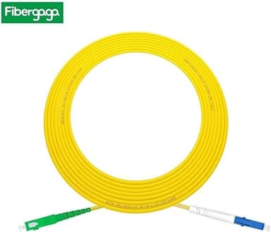 Fibergaga-3M(10ft) OS2 LC/UPC to SC/APC Fiber Patch Cable Single Mode, Simplex, Length Option: 0.5M(1.6ft)-50m(164ft) 9/125µm 2.0mm Diameter Fiber Optic Cords, OS1/OS2 Compatible -5pack - Image 5