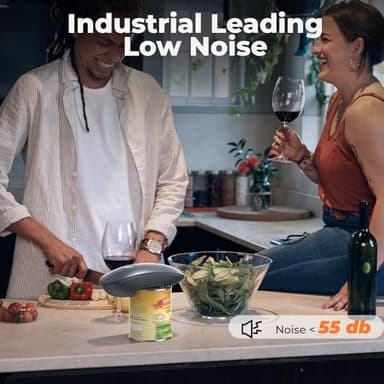 Canslab Ultrablde SE - USB Rechargeable Electric Can Opener for Kitchen for Seniors with Arthritis- Cordless Battery Powered Automatic, Side Cut, Smooth Edge, Handsfree, for Small or Large Cans, Grey - Image 6