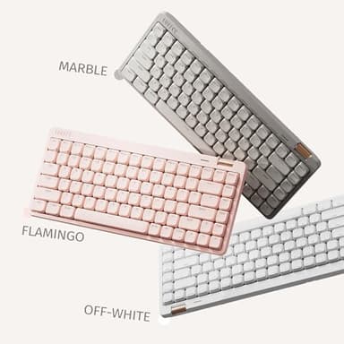 Flow Lite 100 Keys Low Profile Mechanical Keyboard, Swappable Rechargeable Wireless Keyboard with 2.4G Receiver, Bluetooth and Wired Connection for Windows, Mac/Specter Linear Switches (Marble) - Image 9