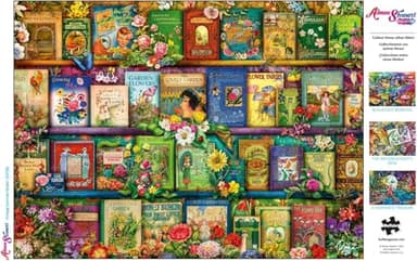 Buffalo Games - Aimee Stewart - Vintage Summer Books - 1000 Piece Jigsaw Puzzle for Adults -Challenging Puzzle Perfect for Game Nights - Finished Size is 26.75 x 19.75 - Image 5