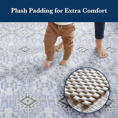 Veken 10x14 Ft Rug Pad Gripper for Hardwood Floors, Non Slip Rug Pads for Area Rugs, Thick Rug Grippers for Tile Floors, Under Carpet Anti Skid Mat, Keep Your Rugs Safe and in Place - Image 6