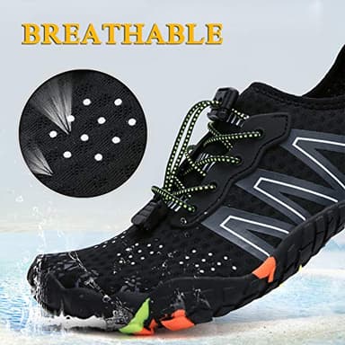 Water Shoes Men Women Barefoot Shoes Outdoor for Beach Aqua Swim Pool River Water Quick Dry Boating Fishing Diving Surfing with Yoga Aerobics - Image 2