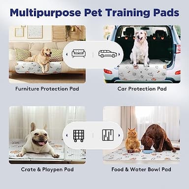 Washable Pee Pads for Dogs, Extra Large 72"x72" Super Absorbent Reusable Training Dog Pads, 100% Waterproof Non-Slip Dog Mat for Training, Whelping, Housebreaking, Incontinence, for Playpen, Crate - Image 3