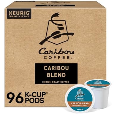 Caribou Coffee Caribou Blend Keurig Single-Serve K-Cup Pod, Medium Roast Coffee, 96 Count - Image 1