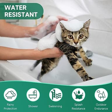 4 Pack Flea Collar for Cats, Cat Flea and Tick Treatment, 8 Months Protection Flea and Tick Prevention for Cats, Waterproof Cat Flea Collar, Adjustable Cat Flea and Tick Collar for Cats Kittens, Black - Image 8