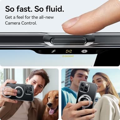 CASEKOO Ultra Magnetic Stand for iPhone 16 Pro Case Clear [Compatible with MagSafe] [16FT Military-Grade Protection] Transparent Slim Phone Ring 16 Pro Phone Cover 6.3 inch, Clear - Image 8