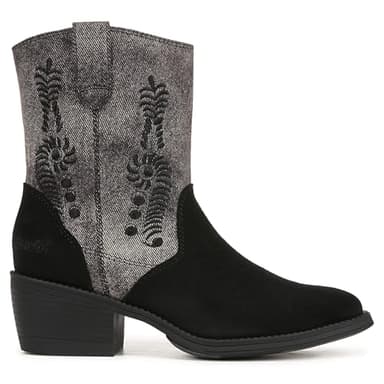 Blowfish Malibu Womens Rebel 2 Western Ankle Bootie Black/Charcoal 7.5 M - Image 6