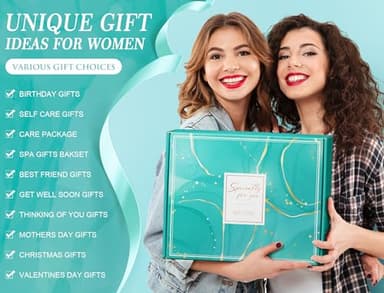 Birthday Gifts for Women Self Care Gifts Get Well Soon Gifts, Ocean Relaxing Spa Gifts Basket Care Package w/ Luxury Flannel Blanket, Unique Christmas Gifts Idea for Mom Her Friends Sister Wife - Image 4