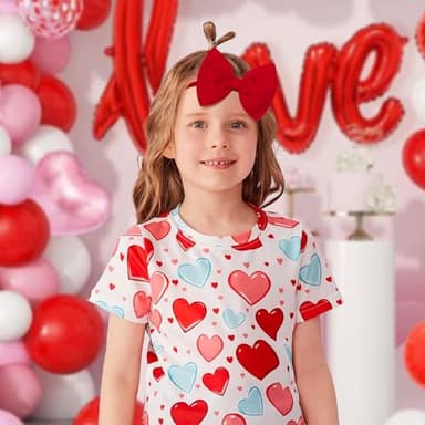 YanJie Baby Hair Bows for Girls Red Pink Newborn Headband Baby Pink Girls Bows Soft Nylon Hair Accessories Infant Toddler 3pcs/pack - Image 2