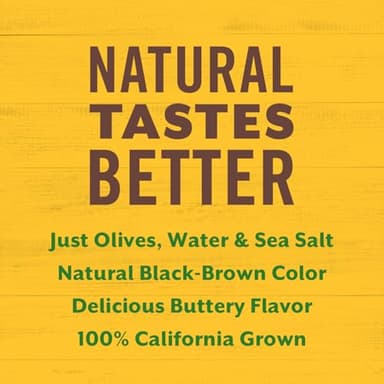 PEARLS Ripe Pitted, Small Black Olives, 6 oz, 12-Cans - Image 4