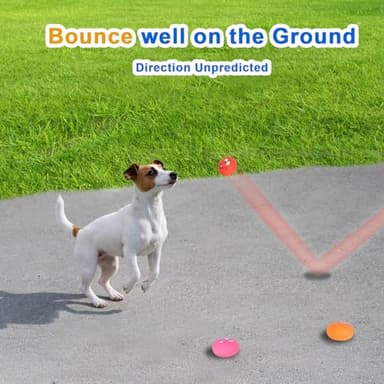 gulucute Dog Squeaky Toys Latex Squeaky Balls for Small Puppy Chewing Rubber Soft Fun Facial Expression Dog Balls for Pet Dogs (6 PCS) - Image 4