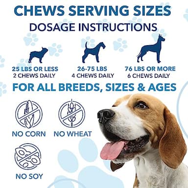 Hemp Calming Chews for Dogs with Anxiety and Stress - Anxiety Relief Chews for Storms, Fireworks, Thunder, Barking, Separation - Valerian, L-Tryptophan, Hemp Oil - Peking Duck- 120 Dog Calming Treats - Image 4