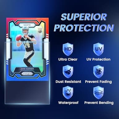 10000ct Card Sleeves, Clear Penny Sleeves for Trading Cards, Sports Card Sleeve, Baseball Card Sleeve, Ultra Soft Plastic Card Protector Sleeve for Football, MTG, PKM, Game, Standard Cards - Image 4