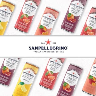 Sanpellegrino Zero Grams Added Sugar Lemonade Italian Sparkling Drink, 24-Pack Of 11.15 Fl Oz Cans, Sanpellegrino Italian Sparkling Drinks, Low-Calorie Sparkling Juice Beverages - Image 6
