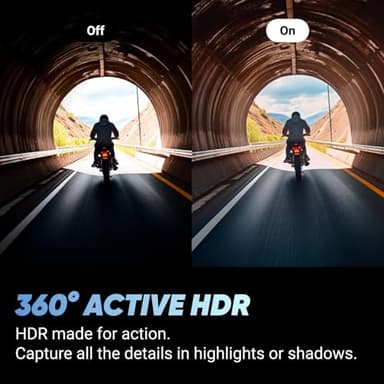 Insta360 X4 Motorcycle Handlebar Bundle - Waterproof 8K 360 Action Camera, 4K Wide-Angle Video, Invisible Selfie Stick Effect, Removable Lens Guards, 135 Min Battery Life, AI Editing, Stabilization - Image 4