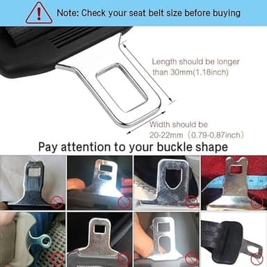 YNFJBHLH 2 PCSAuto Belt Cover Shoulder Pad，for a More Comfortable Seat Neck, Driving Compatible with Give You Comfortable - Image 3