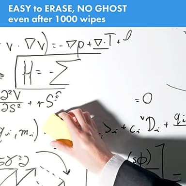 HAMIGAR Whiteboard Sticker for Wall 18" x 79" Dry Erase Board Wallpaper Peel and Stick, White Board Stick on Wall, Contact Paper Adhesive Poster Board Whiteboard with 1 Marker - Image 4
