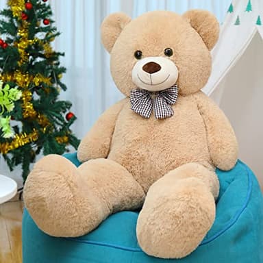 Toys Studio Giant Teddy Bear Plush Stuffed Animals for Girlfriend or Kids 47 Inch, (Light Brown) - Image 4