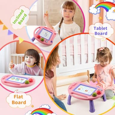 BABLOCVID Toddler Toys,Toys for 1-2 Year Old Girls,Magnetic Drawing Doodle Board for Kids Toy,Educational Learning Baby Toy for 18 Months 1 2 3 Year Old Girl Boy Birthday Easter Gifts,Arts and Crafts - Image 7