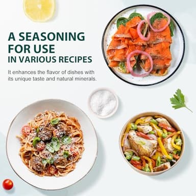 Soeos Sea Salt, Fine Grain, 20 Oz (1.25 Pound), Non-GMO, Nature Himalayan White Salt, Rock Salt for Grinder Refill (Pack of 1) - Image 5