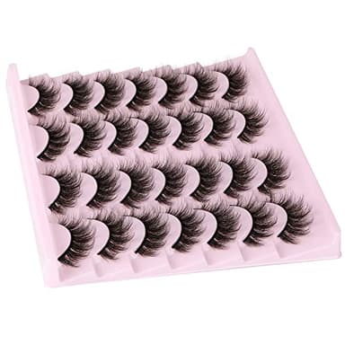 14 Pairs Wispy Mink Lashes False Eye Lashes Natural Look 5D Volume 16mm Fake Eyelashes Pack by TNFVLONEINS - Image 6
