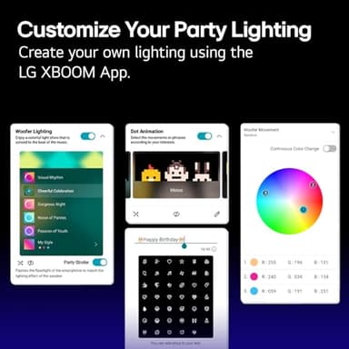 LG XL9T XBOOM Portable Tower Speaker with Pixel LED Lighting - Image 8