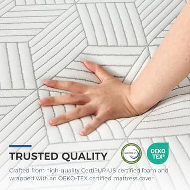 FATHOM Firm King Mattress 12 Inch Memory Foam Mattress King Size Bed in a Box for Back Pain Relief and Cool Sleep with Gel Foam and Removeable Fiberglass Free Cover, CertiPUR-US Certified - Image 5