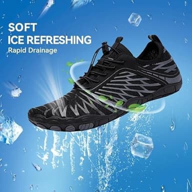 EWUHA Hike Barefoot Shoes Womens Mens Footwear for Walking,Barefoot Shoe with Wide Toe Box,Healthy & Non-Slip,Breathable Barefoot Vitality Water Shoes for Women,Beach Pool Swim Shoe for Men (Unisex) - Image 4