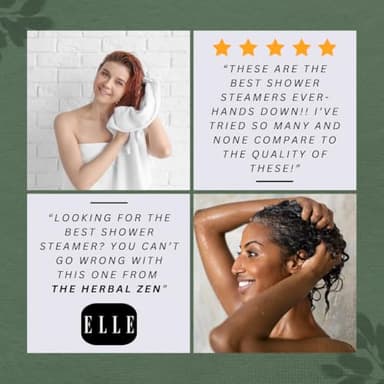 Morning Energy Shower Steamers Aromatherapy with Peppermint and Lemon Essential Oils Shower Bomb Aromatherapy, Spa Day Gifts, Self Care Gift, Birthday Gifts for Women and Men, Mothers Day Gift - Image 4