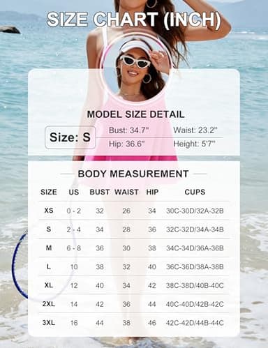 BMJL Women's Black One Piece Swimsuit Modest Bathing Suit Summer Ribbed Swim Dress Sporty Slimming Swimwear (Large, Black) - Image 6