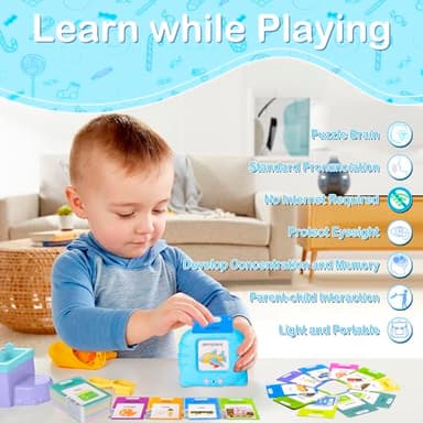 510 Spanish Flash Cards for Kids 2-4 Years,Pocket Speech for Toddlers,Autism Sensory Toys,Learning Montessori Toys,Speech Therapy Toys for Kids Toddlers - Image 3