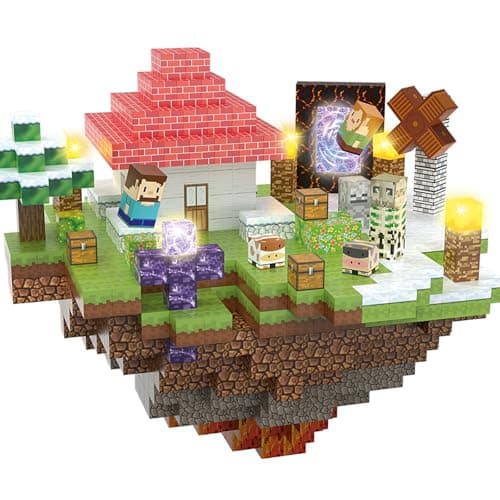 AIDYVOI 200PCS Magnetic Blocks Building Toys Set, Light Up Magnet Cubes, 3D Magnetic Building Blocks for Kids Boys Girls Ages 3+, STEM Sensory Christmas Birthday Present Construction Toys - Image 1